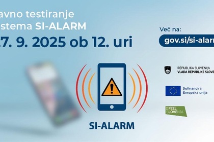 Предстоящо тестване на системата за ранно предупреждаване в Словения SI-ALARM